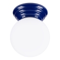 Стельовий світильник для ванної ZORI 1xG9/8W/230V діаметром 12 см IP44 синій