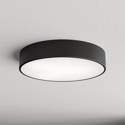 Стельовий світильник для ванної кімнати CLEO 3xE27/24W/230V діаметр 40 см чорний IP54