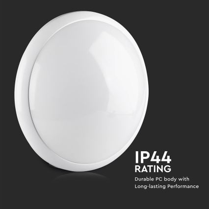 Стельовий світильник для ванної кімнати з датчиком 1xE27/60W/230V IP44 ø 29,6 см