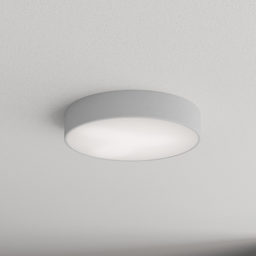 Стельовий світильник для ванної кімнати з датчиком CLEO, 3xE27/24W/230V, діаметр 40 см, сірий, IP54