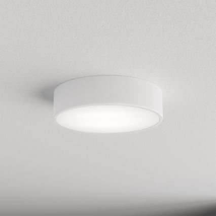Стельовий світильник для ванної кімнати з датчиком CLEO 2xE27/24W/230V діаметр 30 см білий IP54