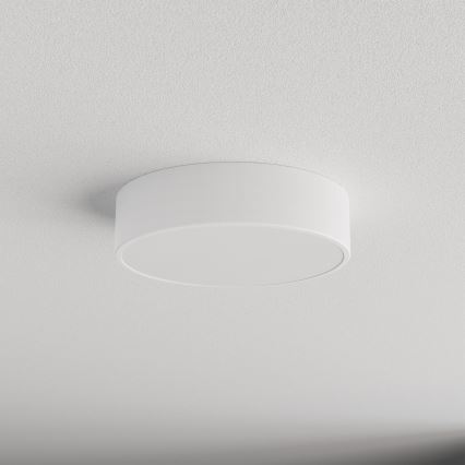 Стельовий світильник для ванної кімнати з датчиком CLEO 2xE27/24W/230V діаметр 30 см білий IP54