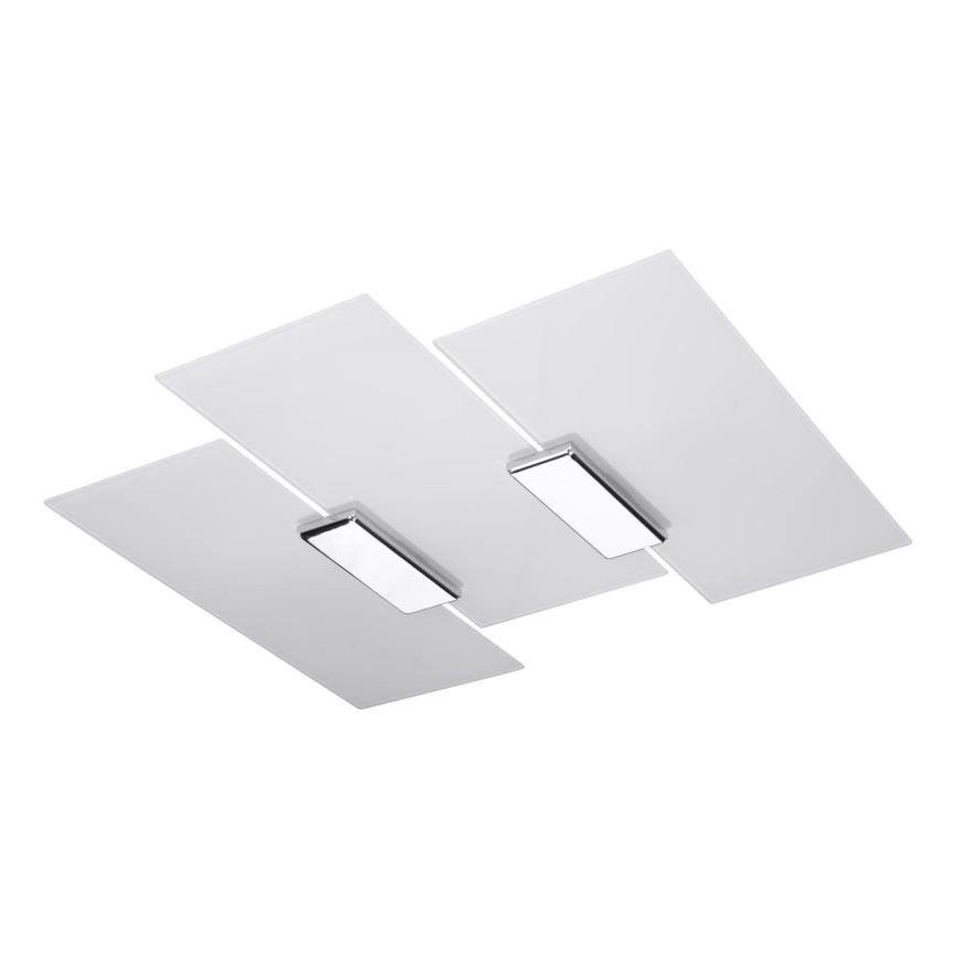 Стельовий світильник FABIANO 3xE27/60W/230V білий/глянцевий хром
