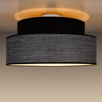 Стельовий світильник GRACE 1xE27/60W/230V чорний/сірий