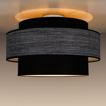 Стельовий світильник GRACE 1xE27/60W/230V чорний/сірий