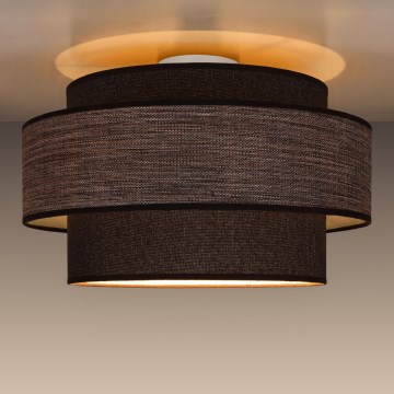 Стельовий світильник GRACE 1xE27/60W/230V діаметр 40 см коричневий/бежевий