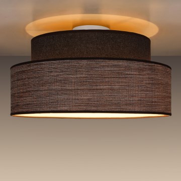 Стельовий світильник GRACE 1xE27/60W/230V коричневий/бежевий