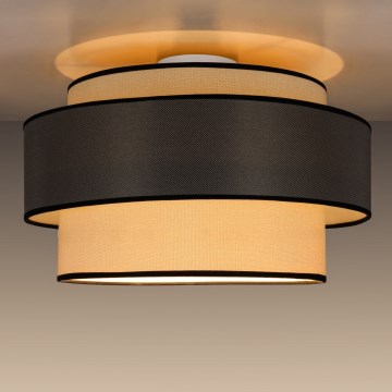 Стельовий світильник GRACE 1xE27/60W/230V кремовий/коричневий