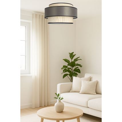 Стельовий світильник GRACE 1xE27/60W/230V кремовий/коричневий