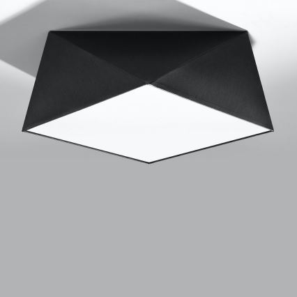 Стельовий світильник HEXA 2xE27/60W/230V чорний