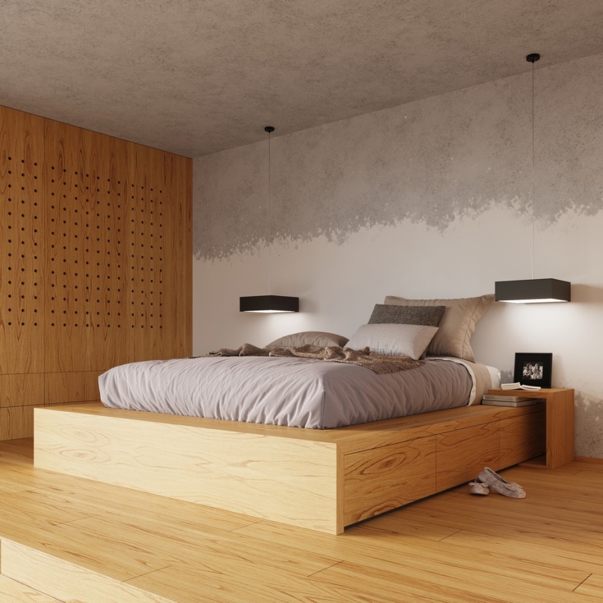 Стельовий світильник HORUS 45 3xE27/60W/230V чорний