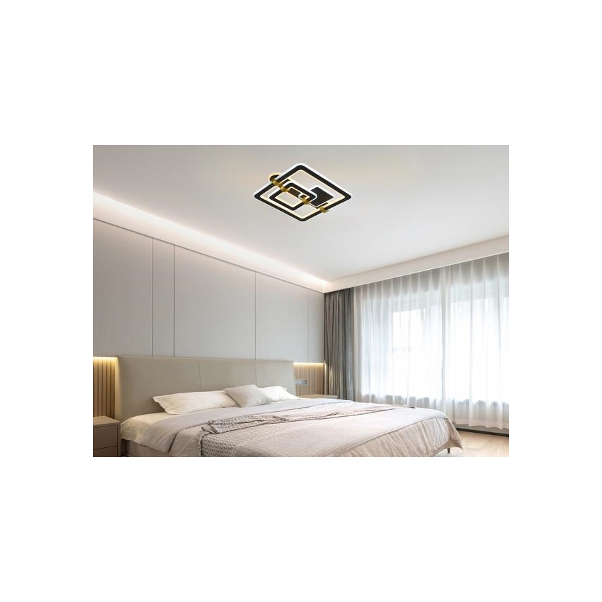 Стельовий світильник із регулюванням яскравості LED/140W/230V 3000-6500K + пульт дистанційного керування