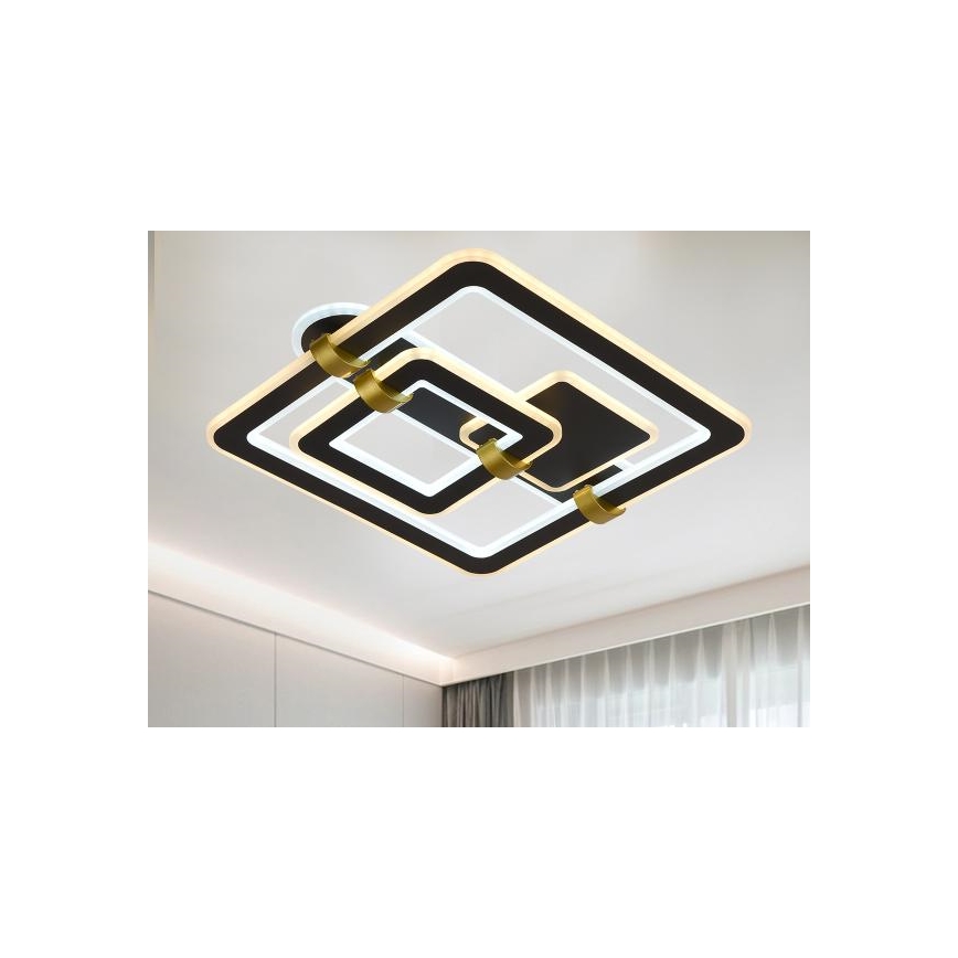 Стельовий світильник із регулюванням яскравості LED/140W/230V 3000-6500K + пульт дистанційного керування