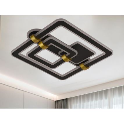 Стельовий світильник із регулюванням яскравості LED/140W/230V 3000-6500K + пульт дистанційного керування