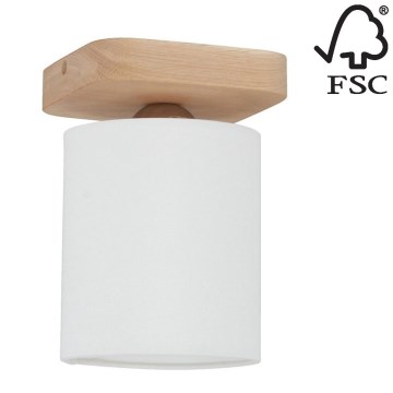 Стельовий світильник JENTA 1xE27/25W/230V дуб – сертифіковано FSC