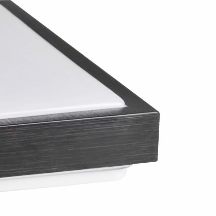 Стельовий світильник KAZIMIERZ 2xE27/20W/230V 29,5x29,5 см чорний