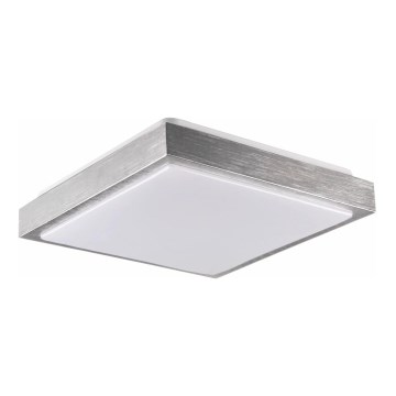 Стельовий світильник KAZIMIERZ 2xE27/20W/230V 29,5x29,5 см срібний