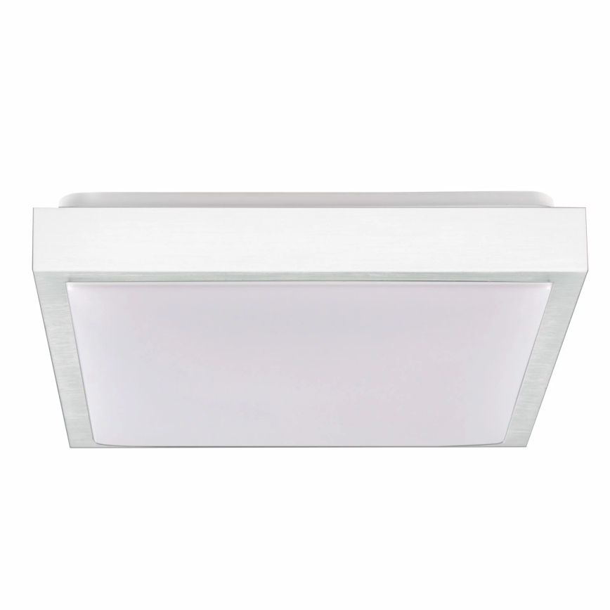 Стельовий світильник KAZIMIERZ 2xE27/20W/230V 29,5x29,5 см срібний