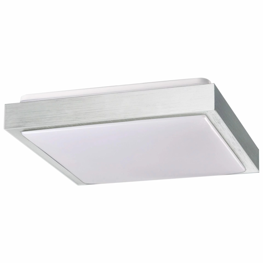 Стельовий світильник KAZIMIERZ 2xE27/20W/230V 29,5x29,5 см срібний