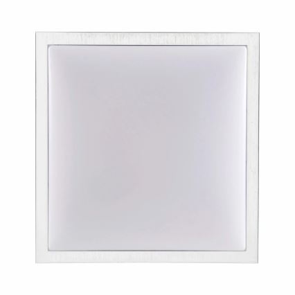 Стельовий світильник KAZIMIERZ 2xE27/20W/230V 29,5x29,5 см срібний