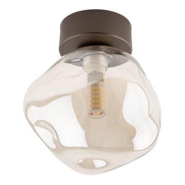 Стельовий світильник LAVA 1xG9/8W/230V бронзовий/димчасто-бежевий