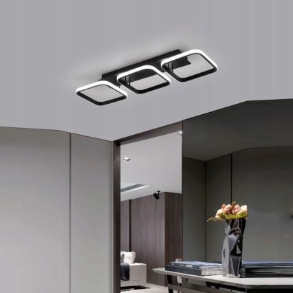 Стельовий світильник LED, 33 Вт, 230 В, чорний