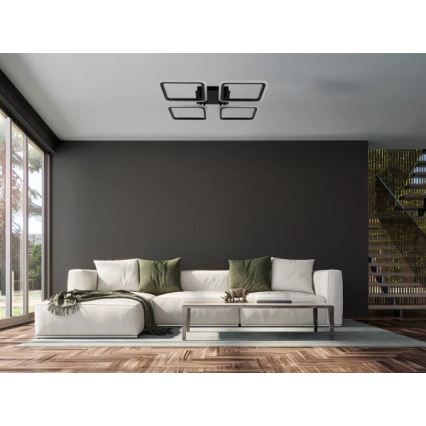 Стельовий світильник LED з регулюванням яскравості LED/95W/230V 3000-6500K + пульт дистанційного керування