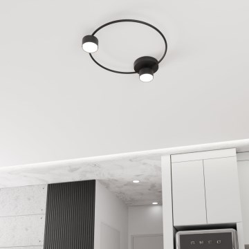 Стельовий світильник LUCIO 2xGX53/12W/230V чорний