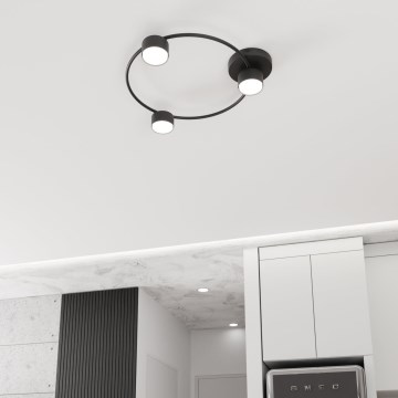 Стельовий світильник LUCIO 3xGX53/12W/230V чорний