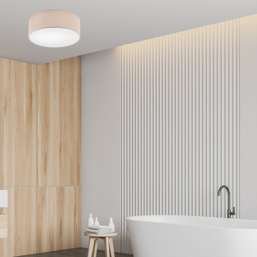 Стельовий світильник MONTE 1xE27/60W/230V, діаметр 35 см, коричневий