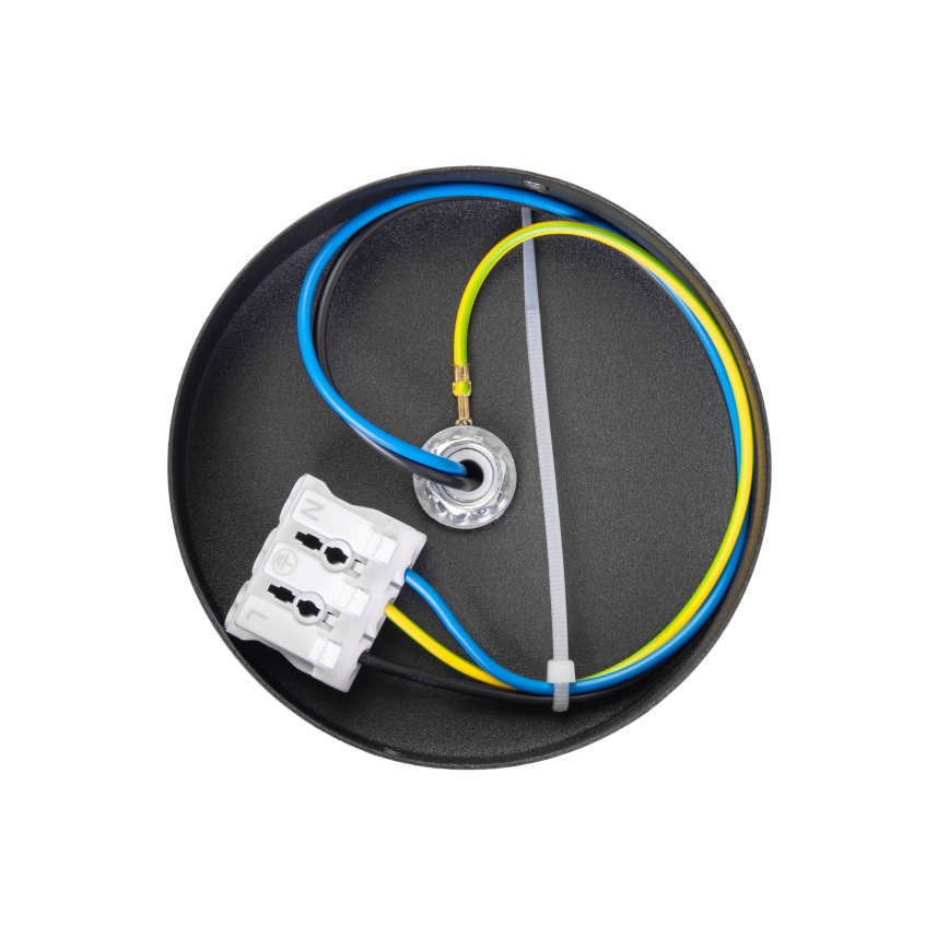 Стельовий світильник MOONLIGHT 1xE27/15W/230V, діаметр 16 см, чорний