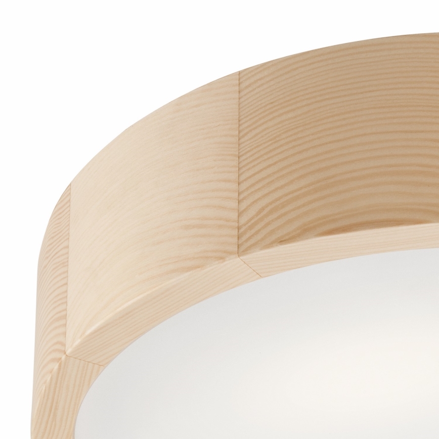 Стельовий світильник NATURAL 2xE27/60W/230V діам. 37,5 см сосна