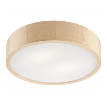 Стельовий світильник NATURAL 2xE27/60W/230V ø 37 см сосна - FSC сертифіковано