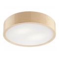 Стельовий світильник NATURAL 2xE27/60W/230V ø 37 см сосна