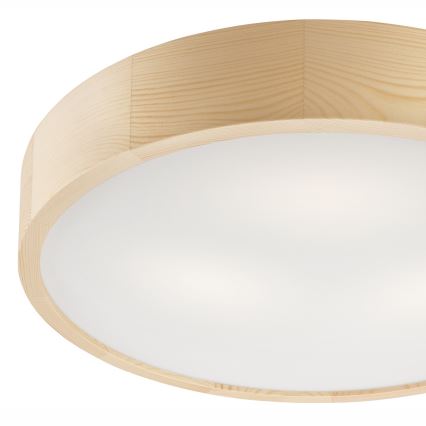 Стельовий світильник NATURAL, 3xE27/60W/230V, діам. 47,5 см, сосна