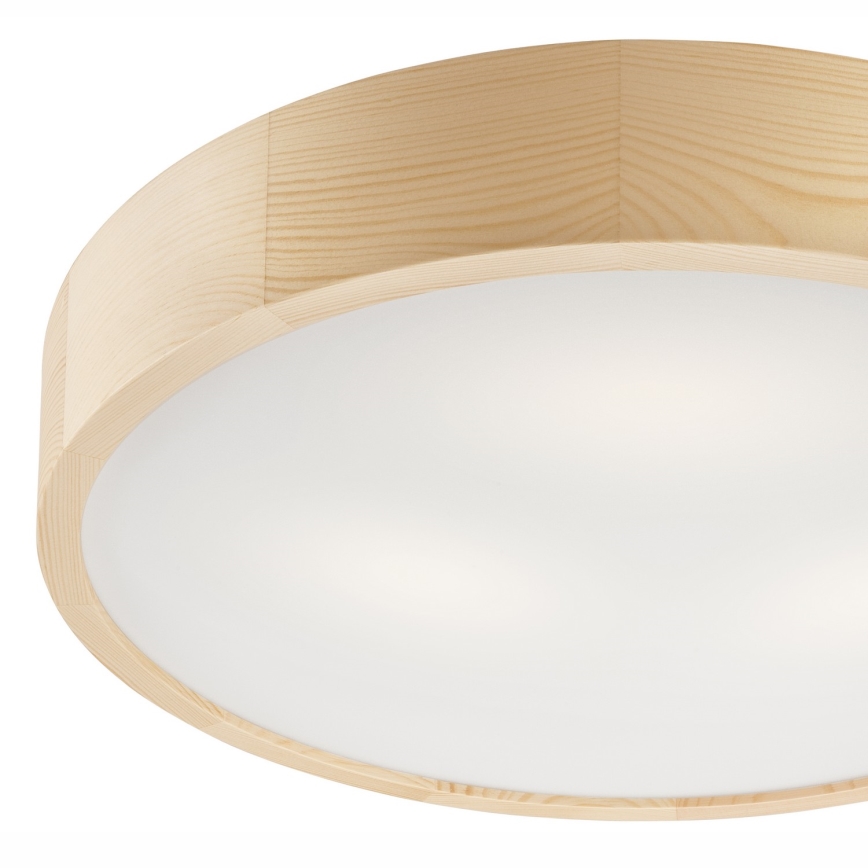 Стельовий світильник NATURAL, 3xE27/60W/230V, діам. 47,5 см, сосна