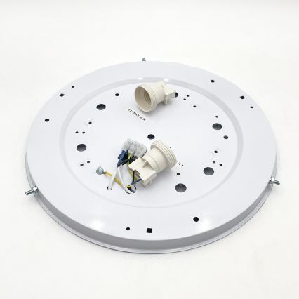 Стельовий світильник NATURAL, 3×E27, 15 Вт, 230 В, діаметр 37,5 см, сосна/білий