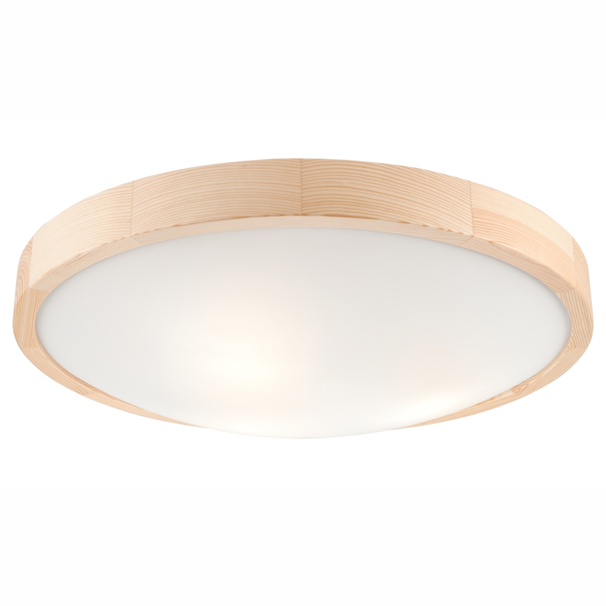 Стельовий світильник NATURAL SLIM 3xE27/60W/230V діаметр 47 см сосна