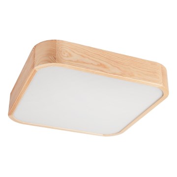 Стельовий світильник NATURAL SQUARE 4xE27/15W/230V 45x45 см сосна