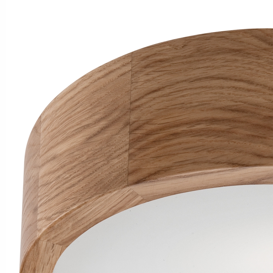 Стельовий світильник OAK 1xE27/60W/230V, дуб, діаметр 27,5 см