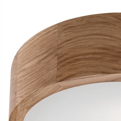 Стельовий світильник OAK 1xE27/60W/230V дуб ø 27,5 см - FSC сертифіковано