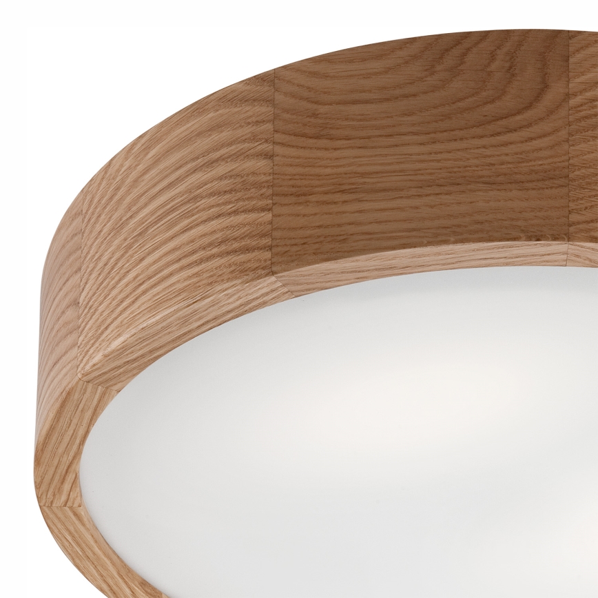 Стельовий світильник OAK 2xE27/60W/230V дуб ø 37,5 см