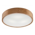 Стельовий світильник OAK 3xE27/60W/230V дуб ø 47,5 см