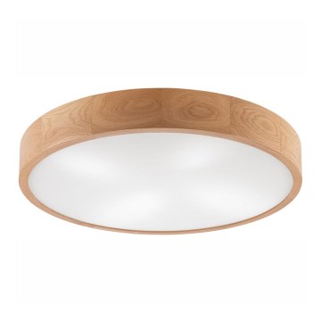 Стельовий світильник OAK 4xE27/60W/230V ø 57 см дуб