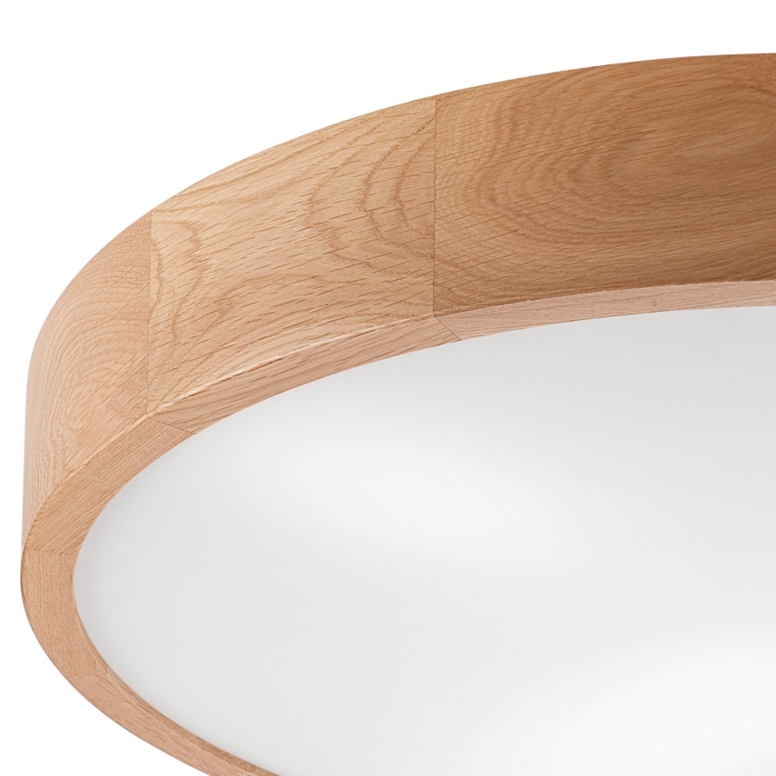Стельовий світильник OAK 4xE27/60W/230V ø 57 см дуб