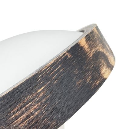 Стельовий світильник OAK SLIM 1xE27/15W/230V діаметр 27 см дуб/темно-коричневий