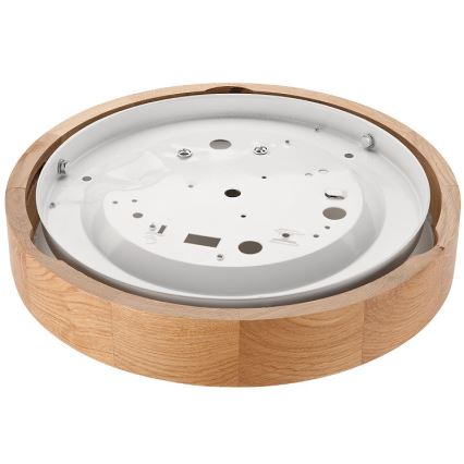 Потолочний світильник OAK SLIM 1xE27/60W/230V дуб, пр. 27 см