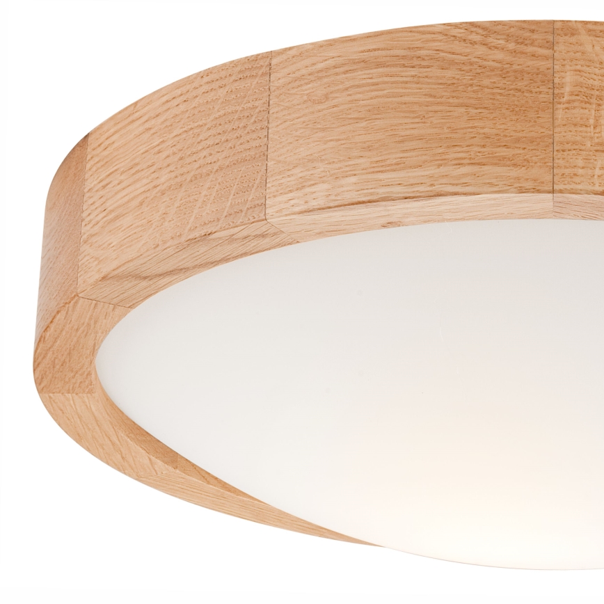 Стельовий світильник OAK SLIM 1xE27/60W/230V дуб ø 27 см