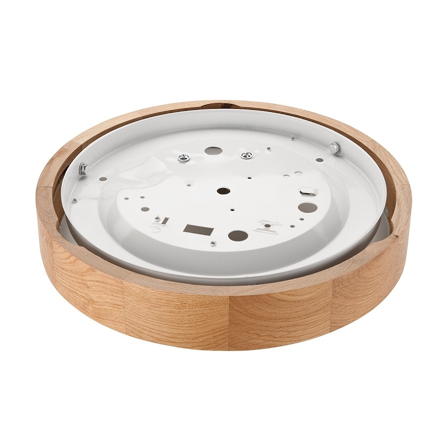 Стельовий світильник OAK SLIM 1xE27/60W/230V дуб ø 27 см
