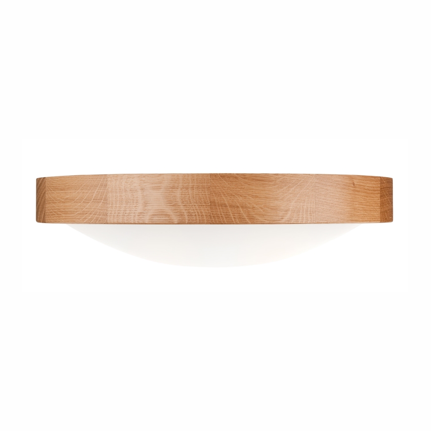 Стельовий світильник OAK SLIM 2xE27/60W/230V дуб ø 37 см - FSC сертифіковано